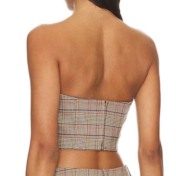 NWT L'Academie Ember Corset in Brown Multi - Picture 2 of 6